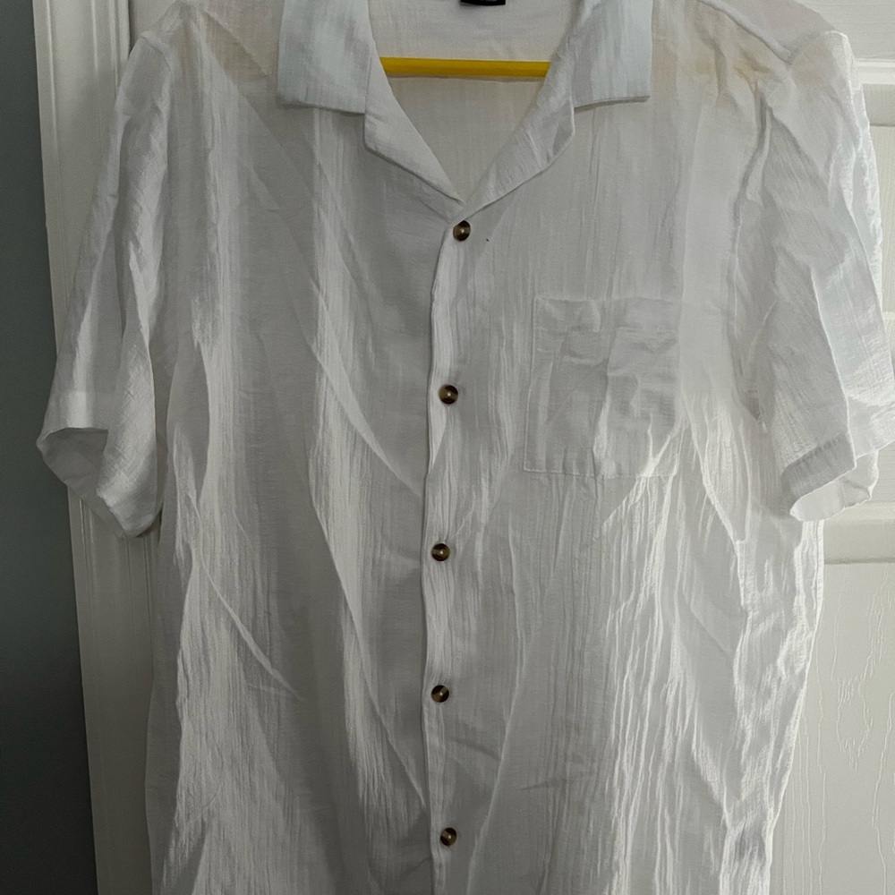 Cotton On White Button Down Shirt
